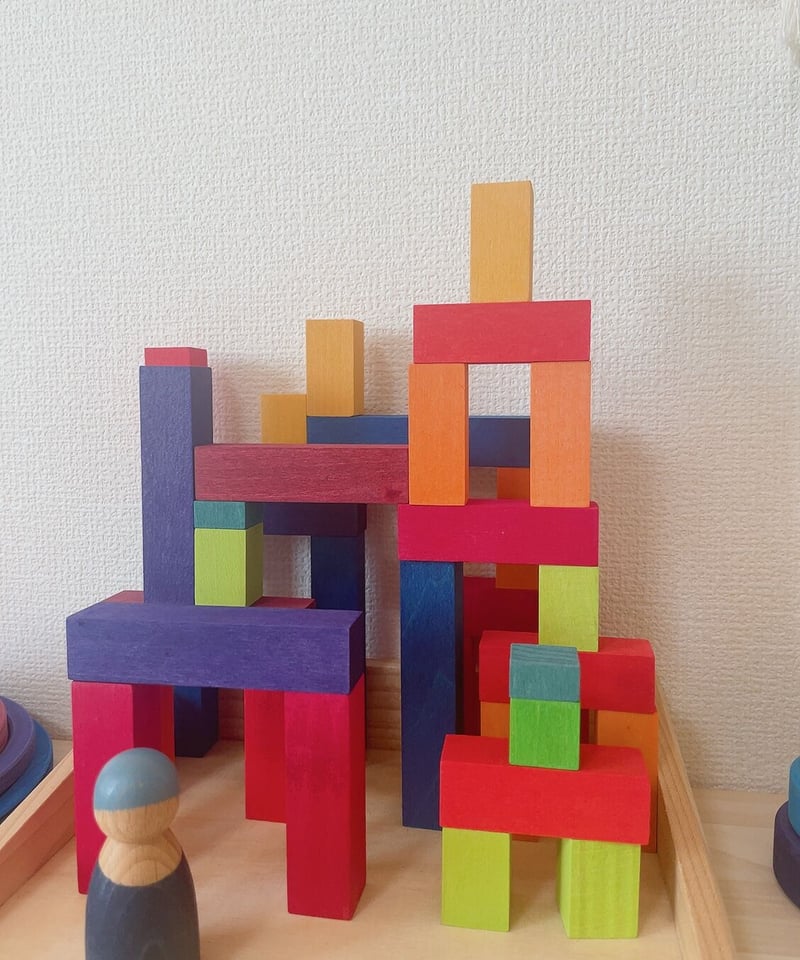 購入 【日本未発売】グリムス にじのカウンティングブロック(大