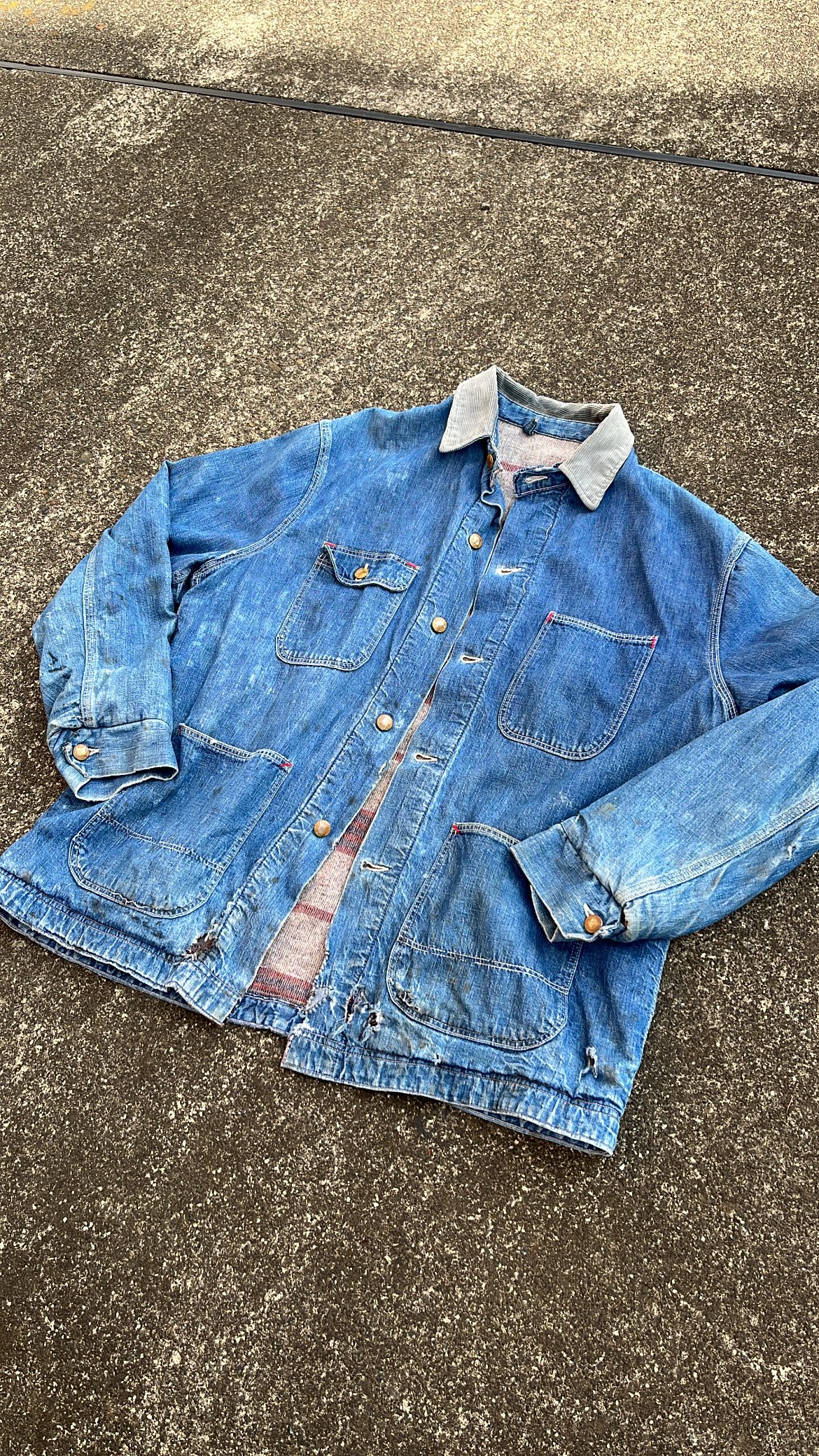 50's～60'sフレンチビンテージカバーオール SIZE50 美品 希少 【公式通販】