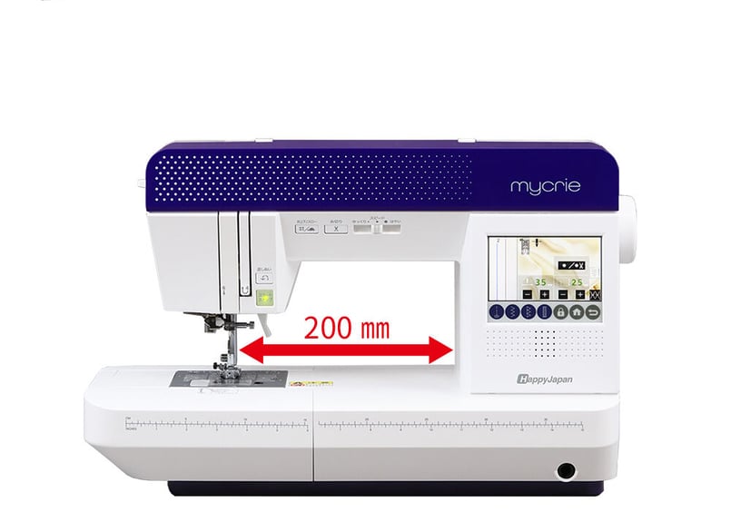 ハッピージャパンミシン mycrie(ミクリエ) FFH-8000 Amazon | HappyJapan ハッピージャパン コンピュータミシン mycrie