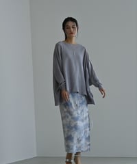ウオーターカラーラップスカート