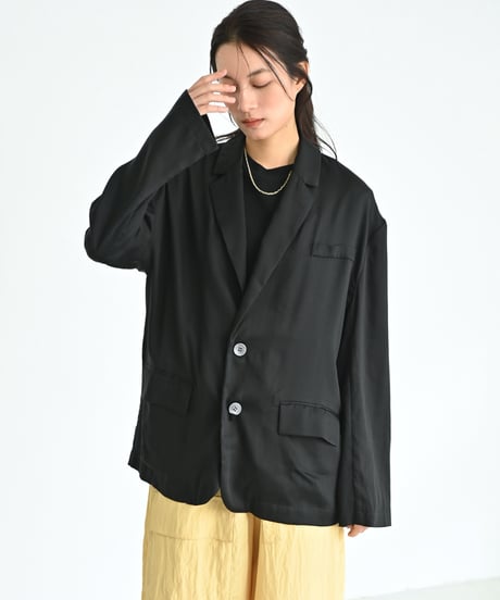 シルキーサテンソフトジャケット