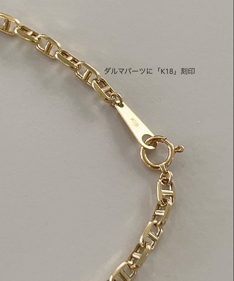 K18YG アンカーチェーンネックレス45㎝ | STYLE04