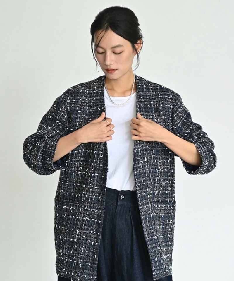 8/29-9/5予約販売＞ミックスツイードジャケット(10/下~11/上発送