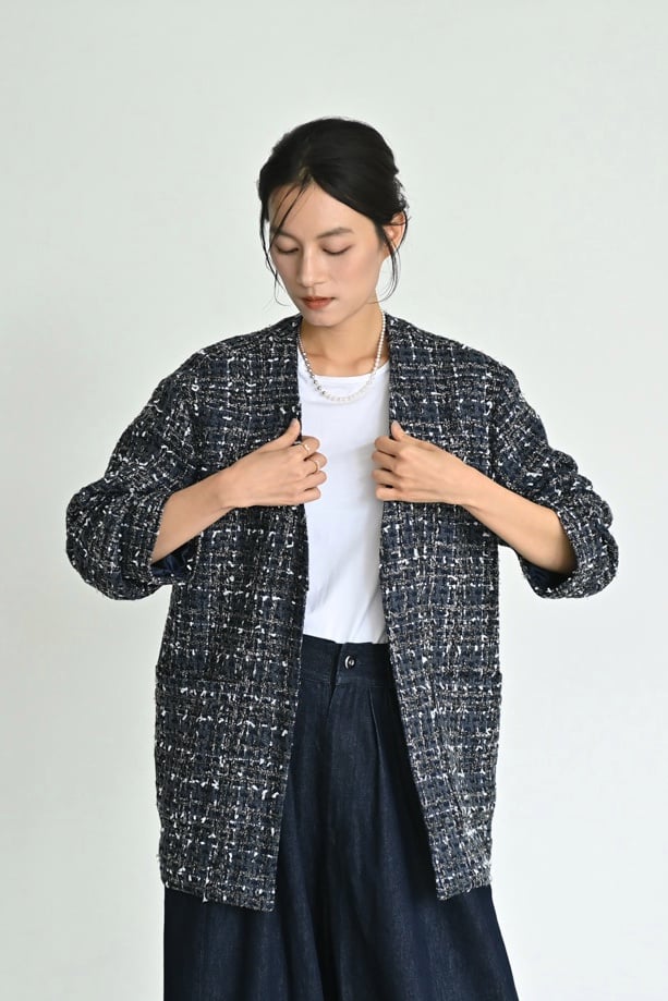 即納＞ミックスツイードジャケット | STYLE04