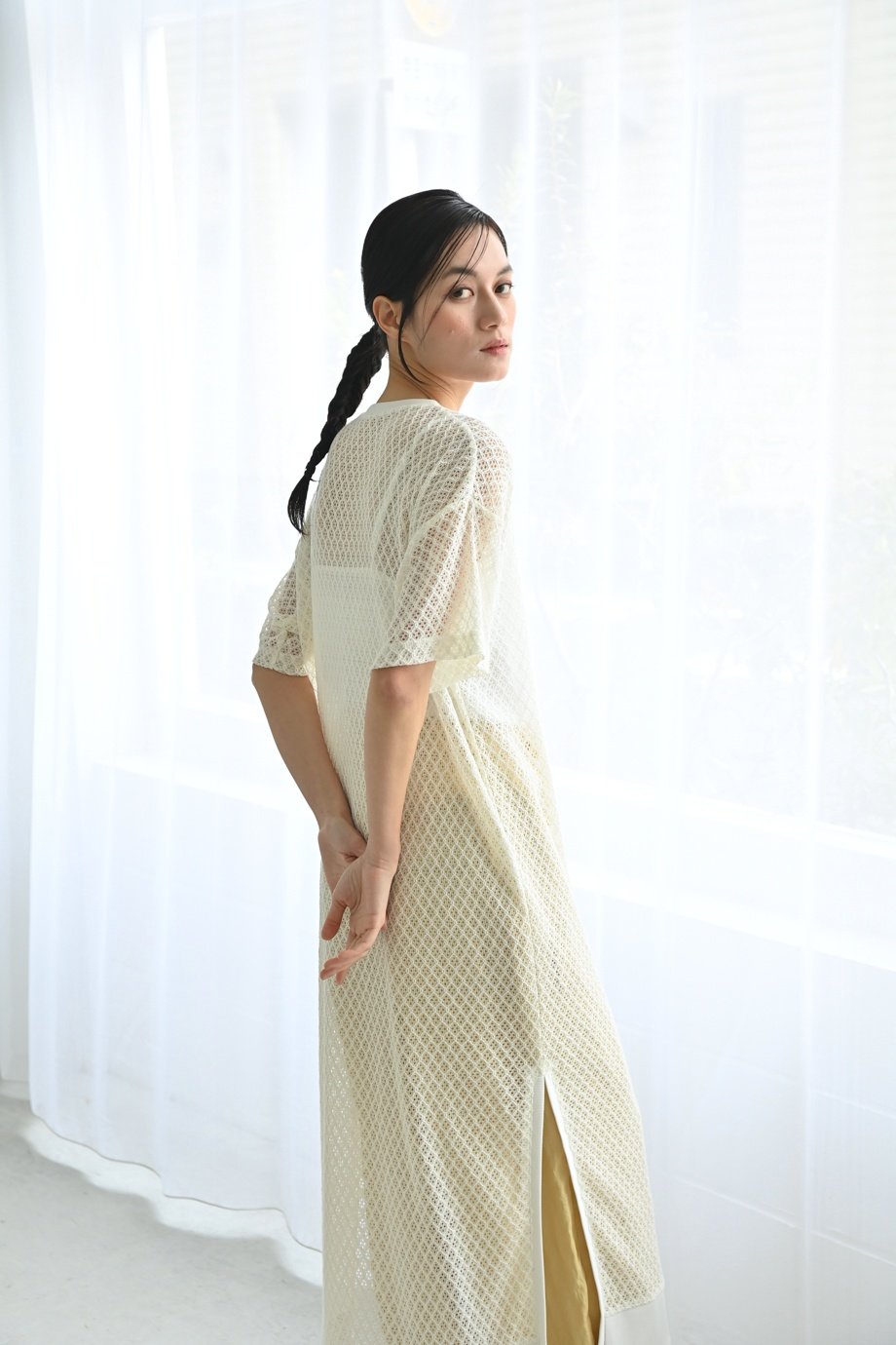 リリーフレースロングトップス | STYLE04