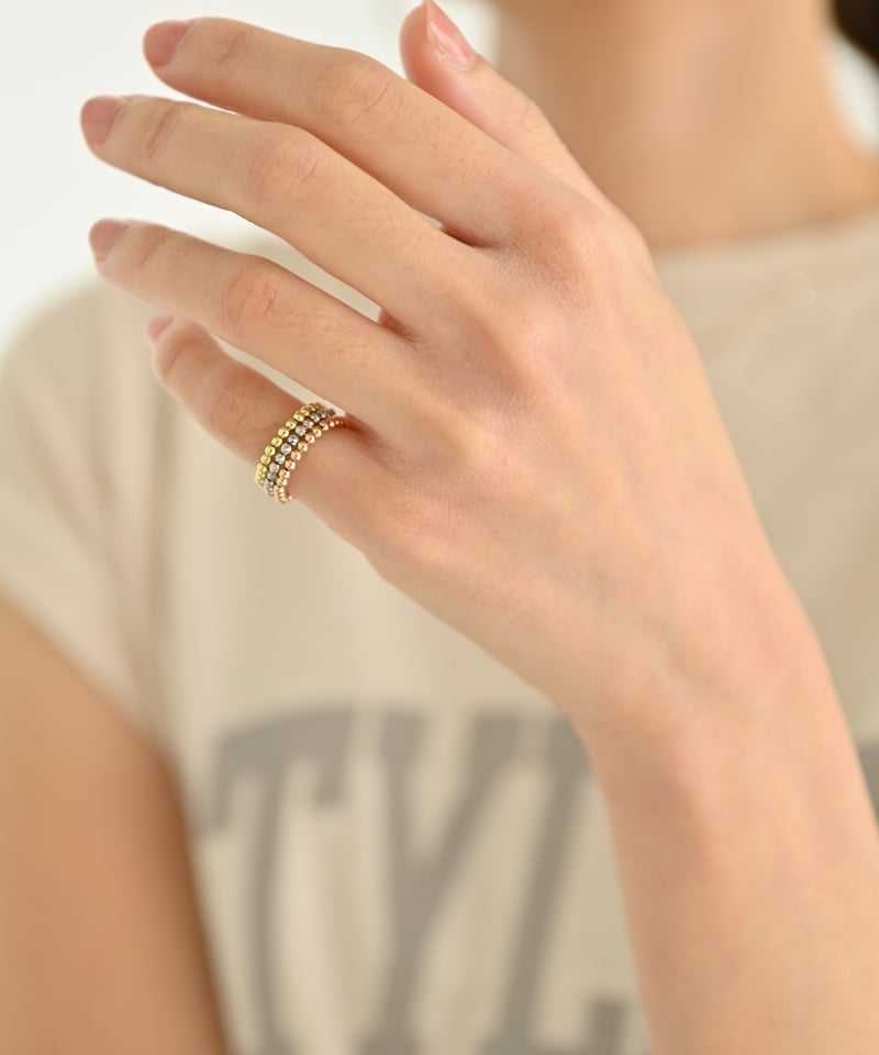 プラチナ ゴールド11号コンビリング 重さ7g プラチナ ゴールド11号