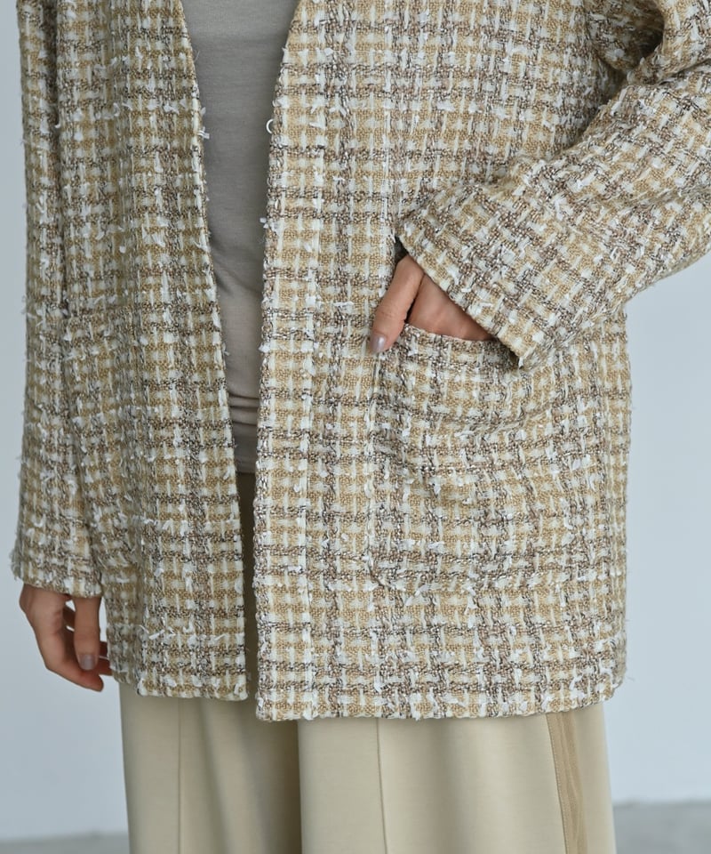 即納＞ミックスツイードジャケット | STYLE04
