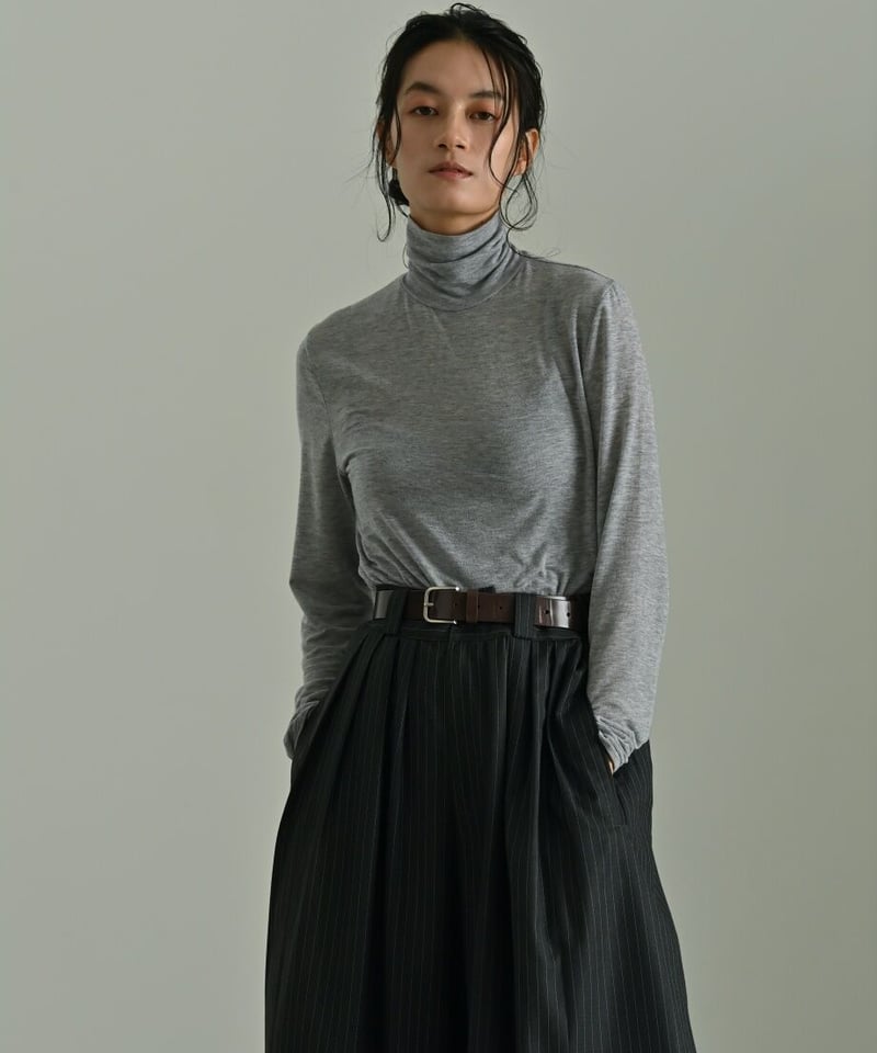 即納> カシミヤ混ハイネックニット | STYLE04