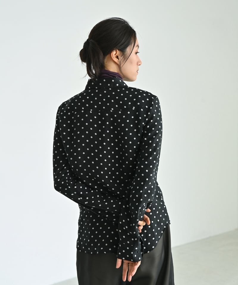 9/12-9/19予約販売＞ドットシアーブラウス(11/上~11/中発送