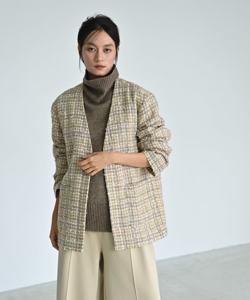 即納＞ミックスツイードジャケット | STYLE04