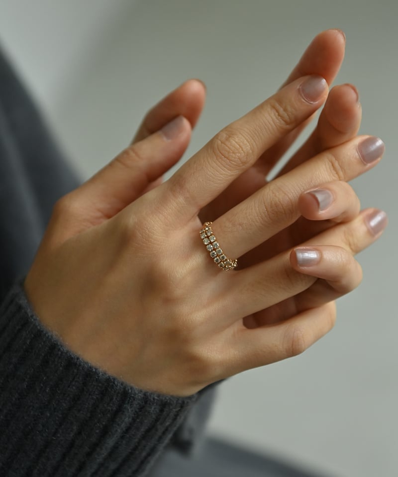 いいタン・K18ダイヤモンドストレッチリング K18 ダイヤモンドストレッチリング SO-6601 | リング | | 井嶋