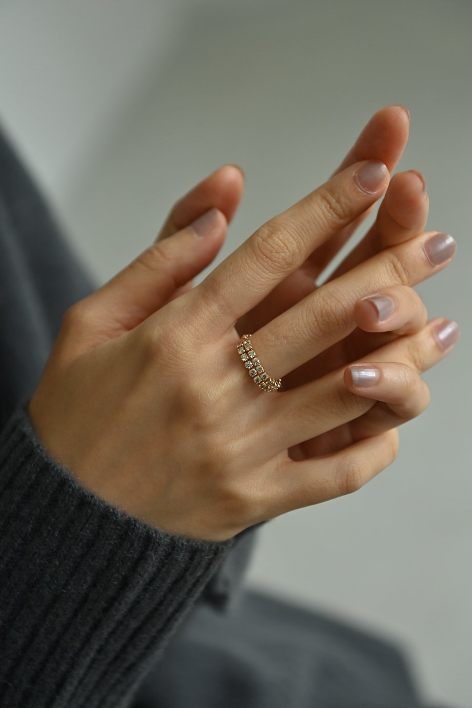 いいタン・K18ダイヤモンドストレッチリング 楽天市場】【Pt900/K18YG/PG】ストレッチリング ダイヤモンド