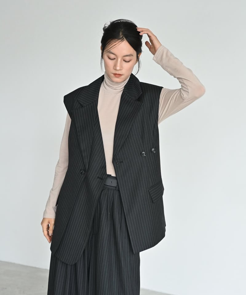 再販予定あり＜9/26-10/3予約販売＞Xラインアシンメトリージレ(11/下