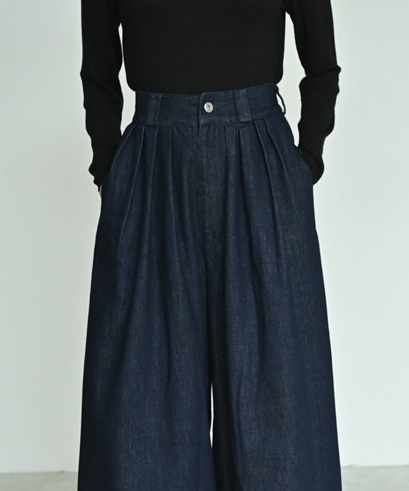 ハカマワイドデニムパンツ | STYLE04