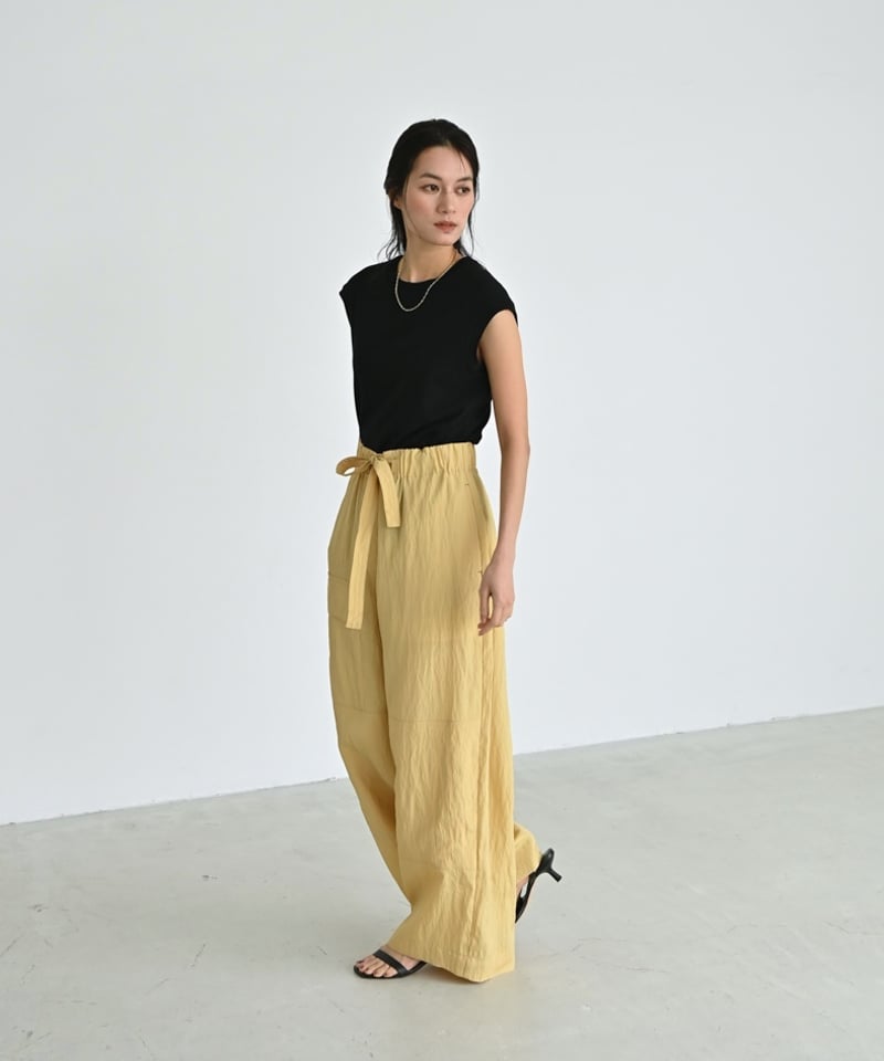 CINEMATIQ 黒 ワッシャーカーゴパンツ 新品 ヴィンテージワッシャーカーゴパンツ | STYLE04