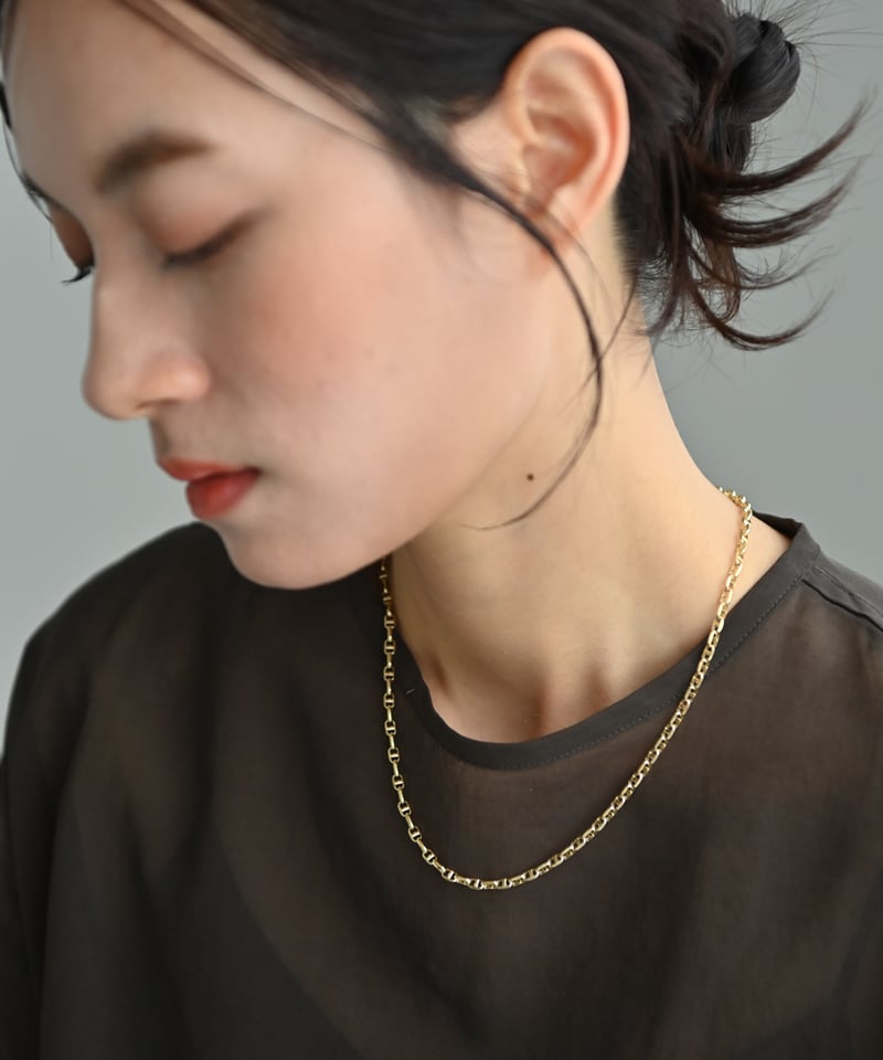 K18YG アンカーチェーンネックレス45㎝ | STYLE04