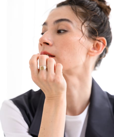＜7/4-7/11予約販売＞シグネットリング（8/中~8/下発送)