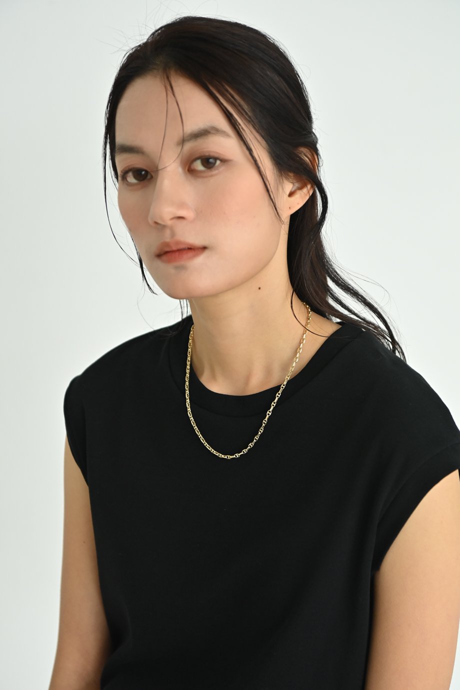 K18YG アンカーチェーンネックレス45㎝ | STYLE04