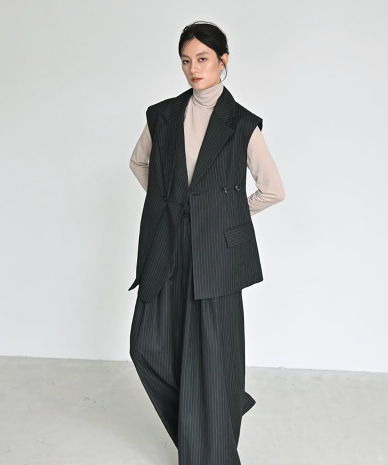 再販予定あり＜9/26-10/3予約販売＞Xラインアシンメトリージレ(11/下