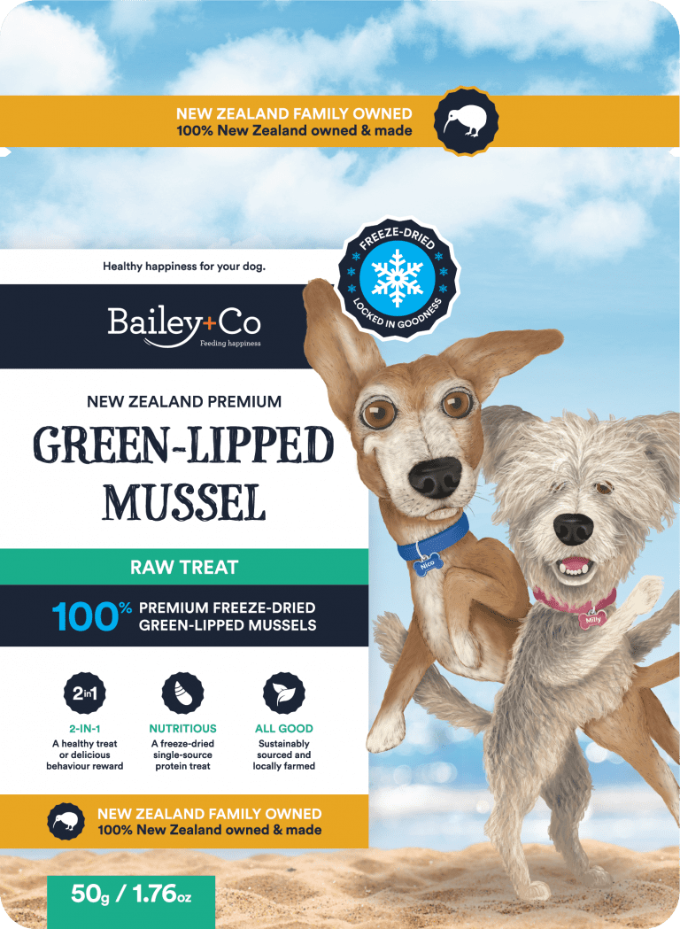 NSG50】Bailey+Co フリーズドライ 丸ごと緑イ貝-犬用50g | 株式会社