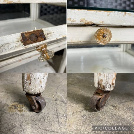 Vintage glass table ディスプレイケース