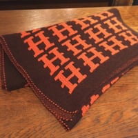 エルメスHERMES　H柄カシミヤマフラー