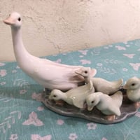 LLADRO フィギュリン アヒルの親子