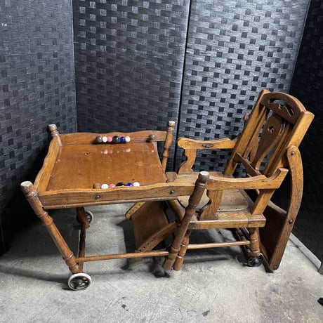 ANTIQUE オーク材ベビーチェア