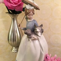 NAO LLADRO フィギュリン 傘を差す女性