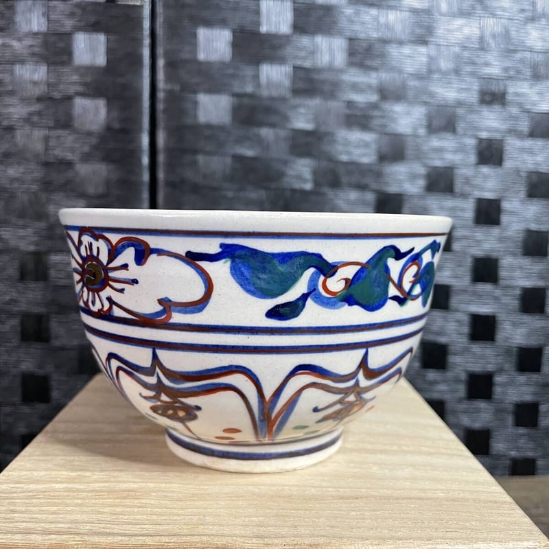 佐久間勝山造 色絵安南茶碗 万古焼 | リサイクル オルト ネット店