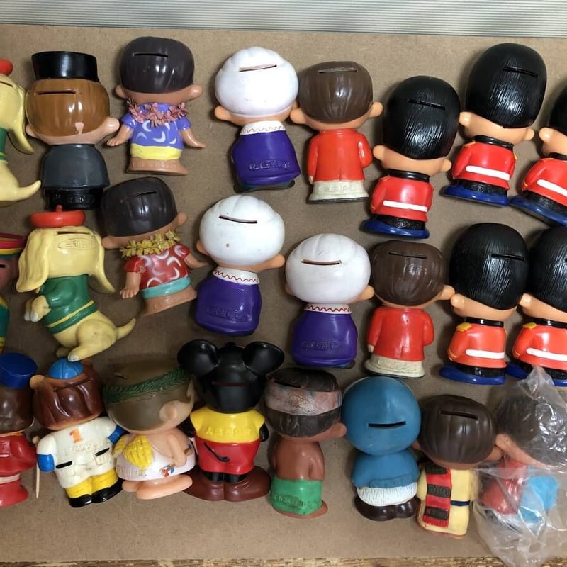 ノベルティ ソフビ人形 大成建設 テニス女の子貯金 ノベルティ ソフビ人形 大成建設 テニス女の子貯金