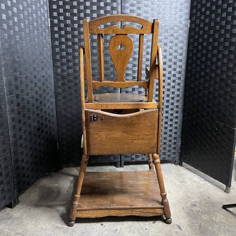 ANTIQUE オーク材ベビーチェア