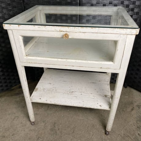 Vintage glass table ディスプレイケース