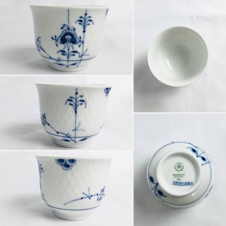 Royal Copenhagen ブルーパルメッテ カップ オーバルプレート8点セット