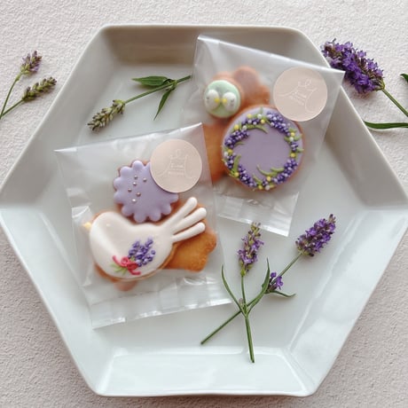 米粉と麹の発酵クッキー mini ･:*+lavender･:*+×2袋