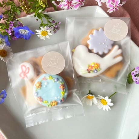 米粉と麹の発酵クッキー mini ･:*+小花･:*+×2袋