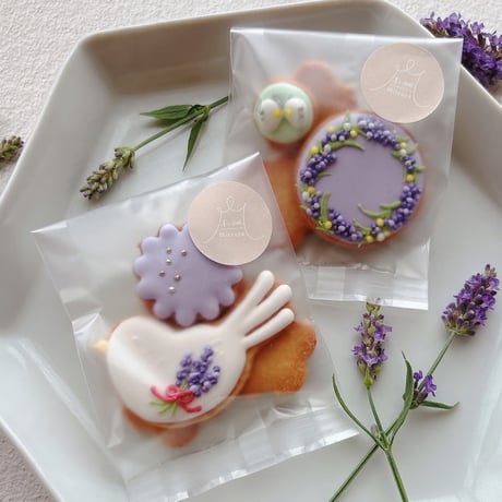 米粉と麹の発酵クッキー mini ･:*+lavender･:*+×2袋