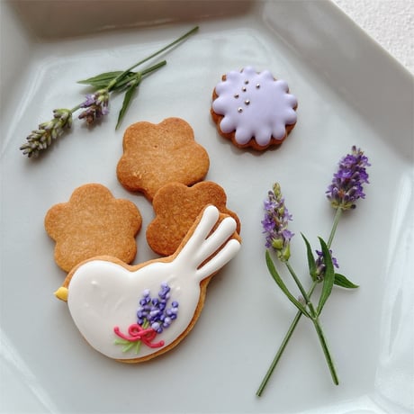 米粉と麹の発酵クッキー mini ･:*+lavender･:*+×2袋