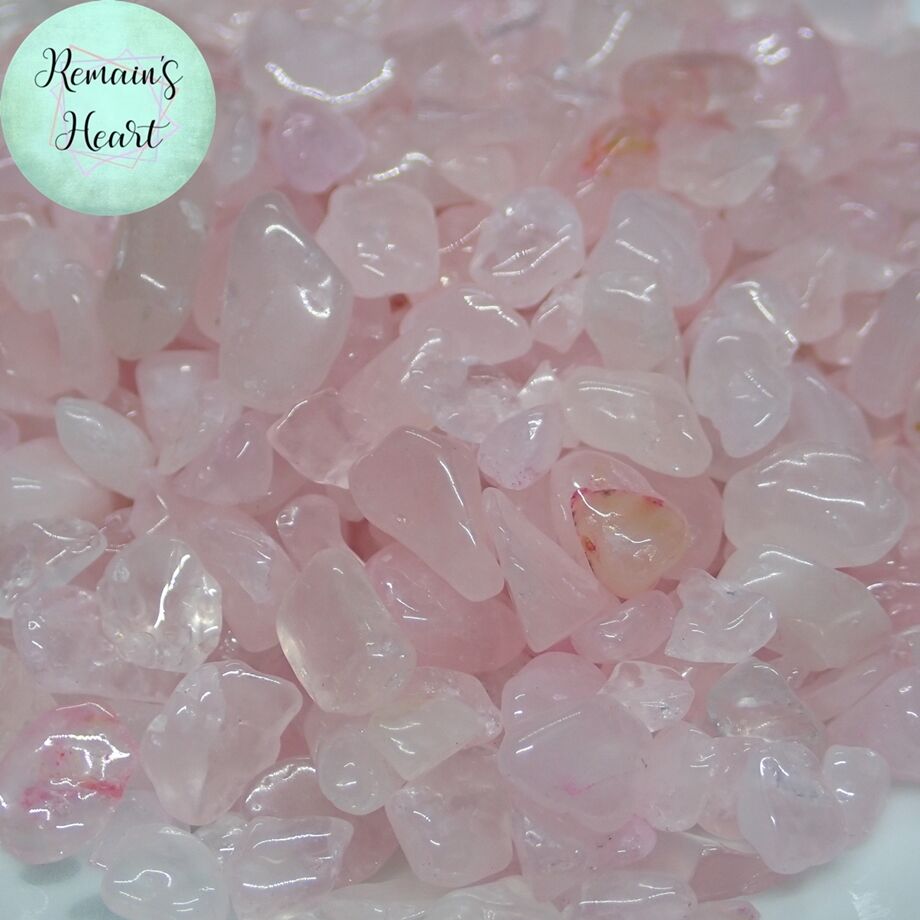 ローズクォーツ さざれ石(穴なし） 100g | Remain's heart