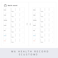 Mini6 health record（custom）