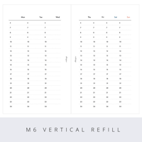 Mini6 vertical refill