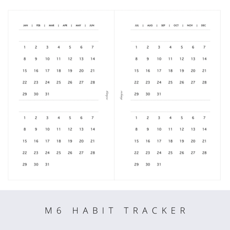 Mini6 habit tracker