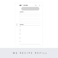Mini6 recipe refill