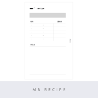 Mini6 recipe refill