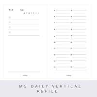 Micro5 daily vertical refill