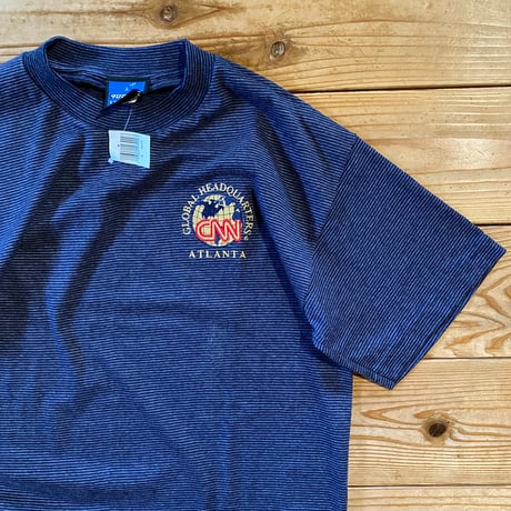 CNN micro stripe tee