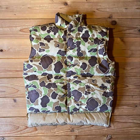 cabela's reversible waterfowl down vest