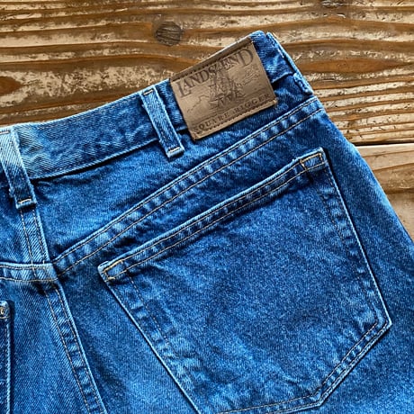 lands'end washed denim