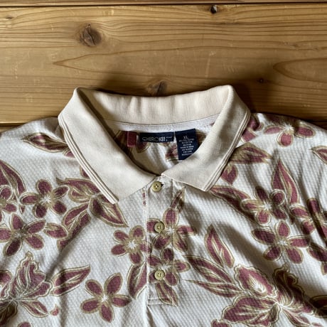 Cherokee flower pattern print polo shirts