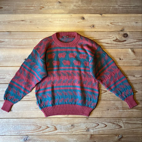 KATARE sheep reef pattern knit